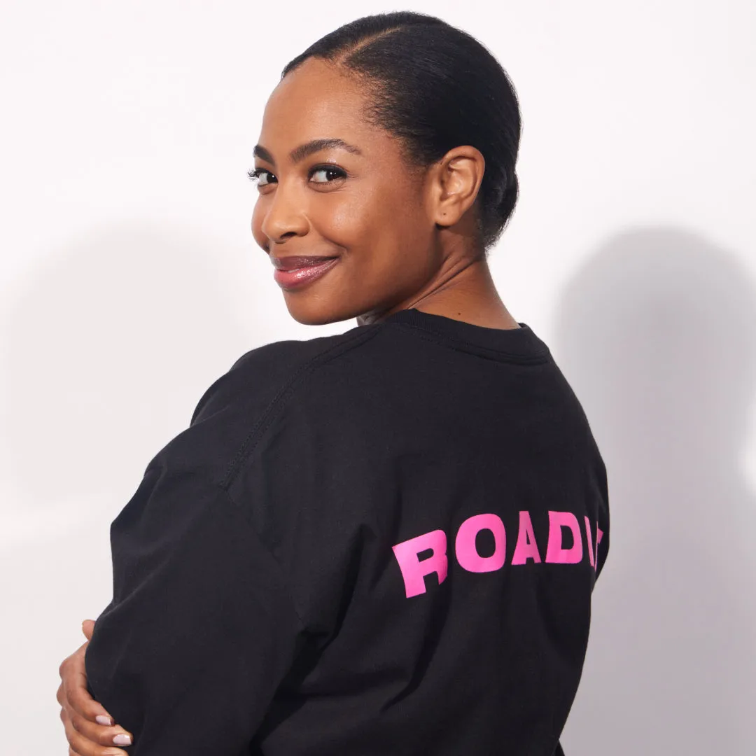 Jones Road The Roadie Long Sleeve t-shirt coton noir XS-XXL