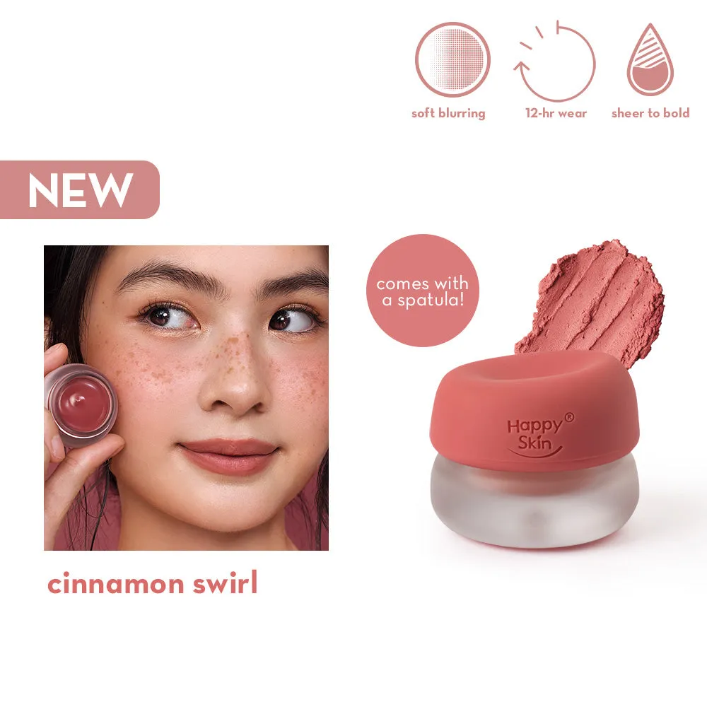 Happy Skin Mallow Pot fard lèvres joues Pink Marshmallow mat