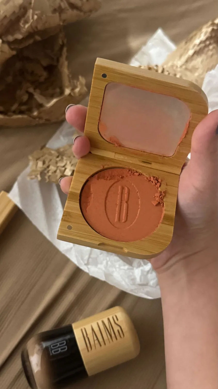 Baims Satin Mineral Blush poudre 10 Old Rose fini mat