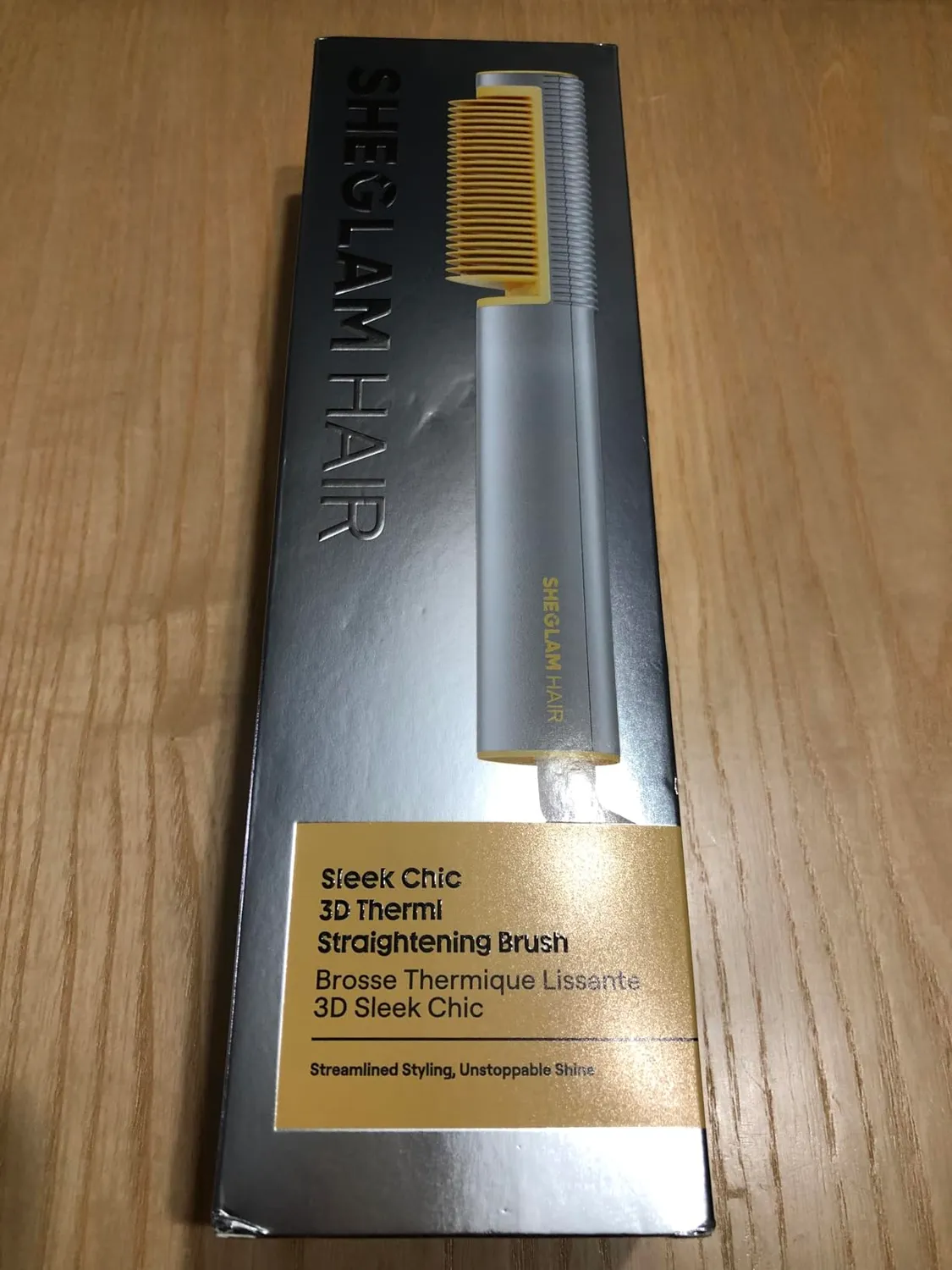 SHEGLAM Sleek Chic brosse lissante ionique 3D 235g anti-frisottis