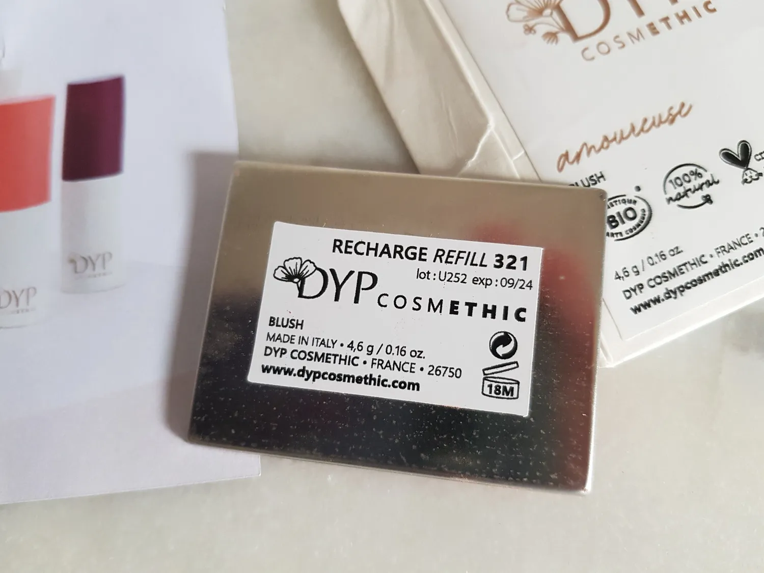 DYP Blush recharge 321 rosé bio naturel
