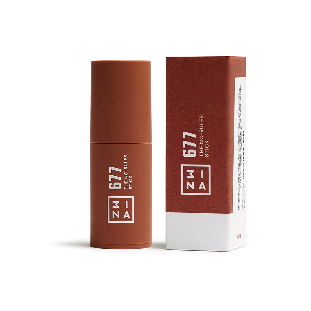 3INA The No-Rules Stick 677 mini stick blush crémeux
