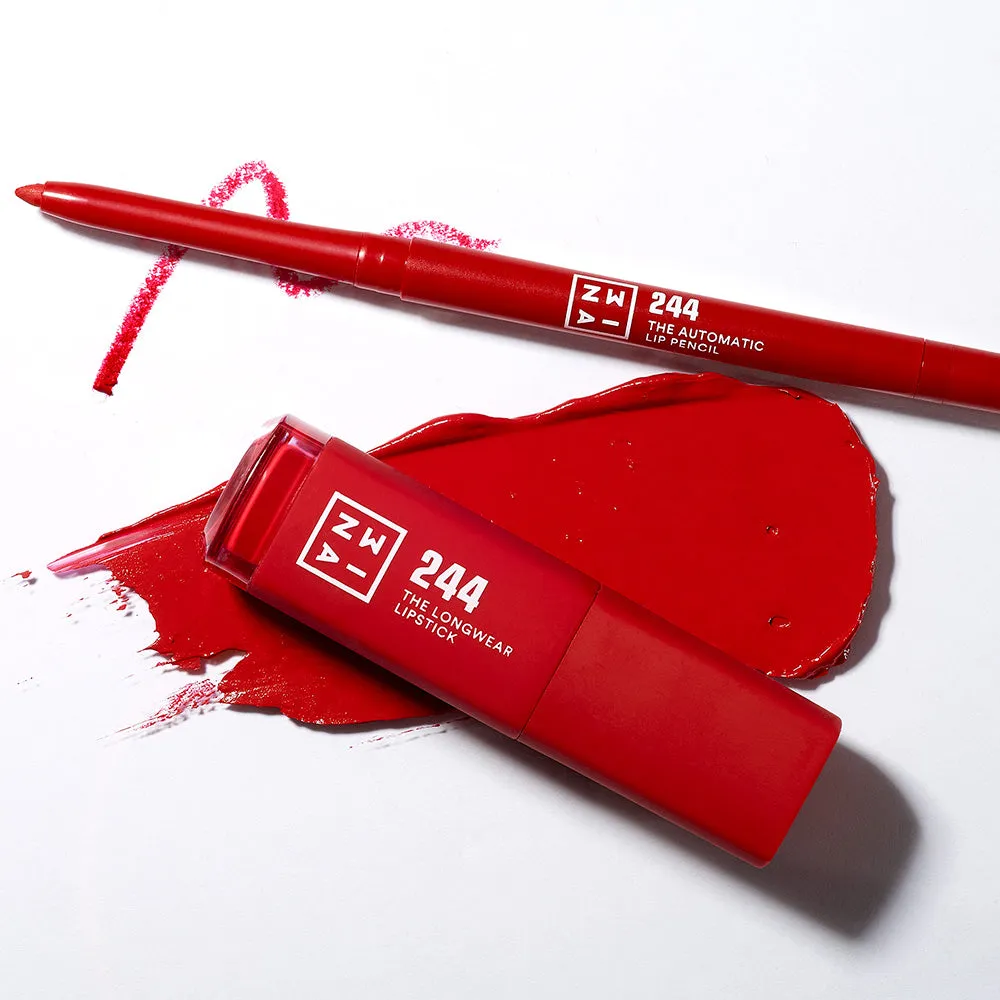 3INA The Longwear Lipstick 244 rouge à lèvres mat 12H
